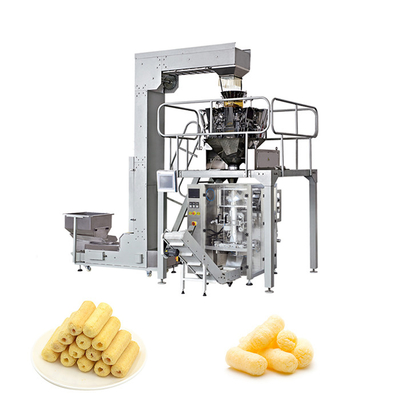 Linha de produção máquina do sopro do milho 304 dos SS 201 da extrusora do alimento de petisco da prata