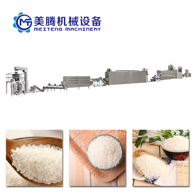 Linha de processamento artificial nutritiva gêmea do arroz da extrusora de parafuso