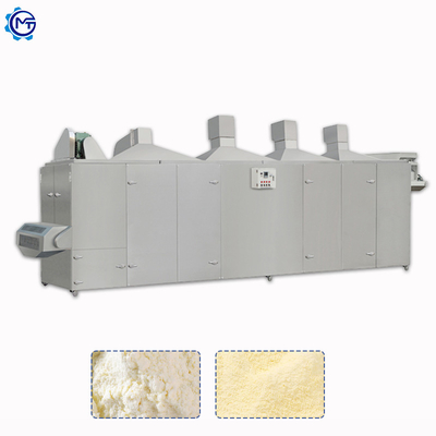 Alimento da farinha de arroz para pulverizar a extrusora de parafuso 100kw do dobro do equipamento de processamento