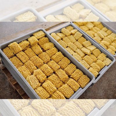 Fried Ramen Noodles Instant Noodle que faz a máquina 304 de aço inoxidável