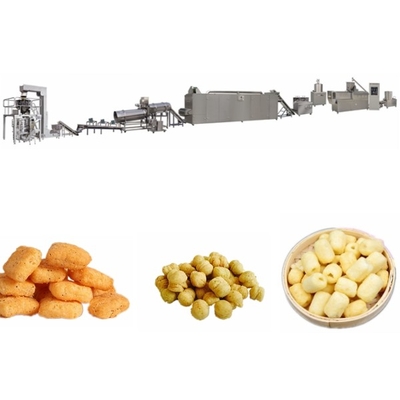 Linha de produção alimentar sopro do petisco do motor de SIEMENS do milho que faz a movimentação de correia de V