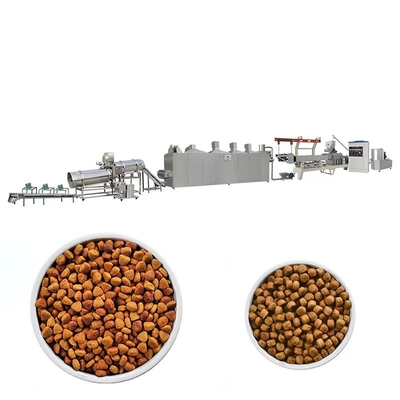 Alimento de cão de estimação seco da extrusão que faz a máquina 201 de aço inoxidável